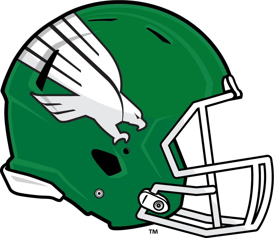 North Texas Mean Green 2014-2016 Helmet iron on transfers for T-shirts